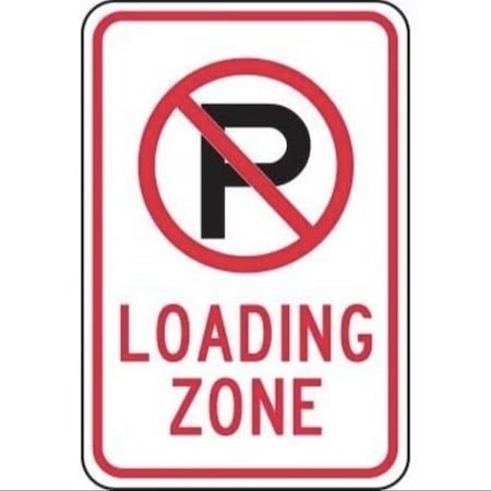Accuform NO PARKING SIGNS 18 in  X 12 in  ENGINEER FRP143RA